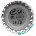 Lucky Beer Bottle Cap #15 series 1 Riddles.com/caps