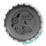 Lucky Beer Bottle Cap #51 series 1 Riddles.com/caps