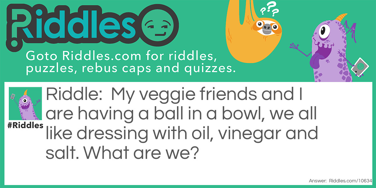 Party in a bowl Riddle Meme.