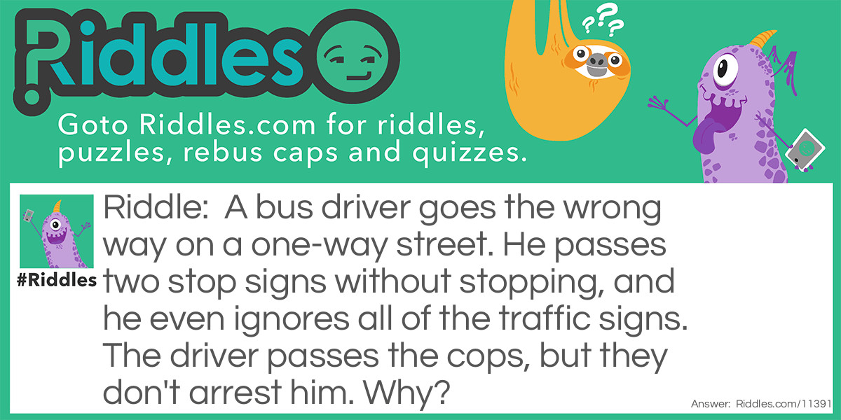 The Sneaky Driver Riddle Meme.