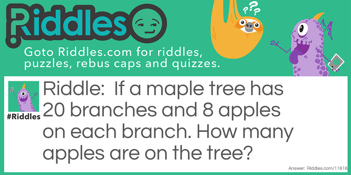 Apple Riddle Riddle Meme.
