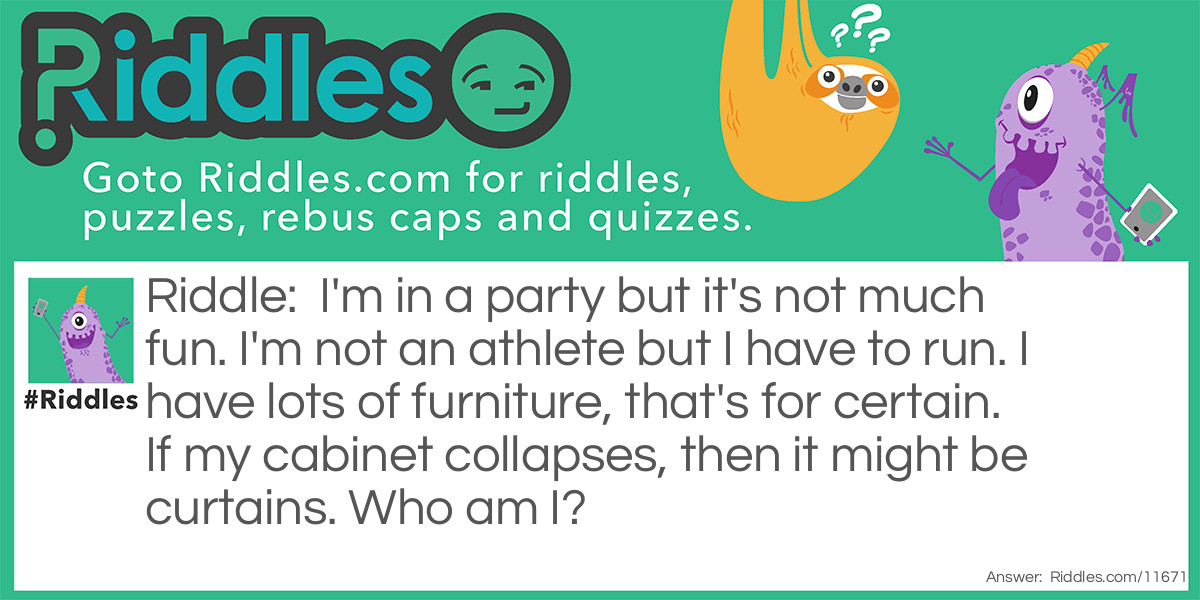 A Very British Riddle Riddle Meme.