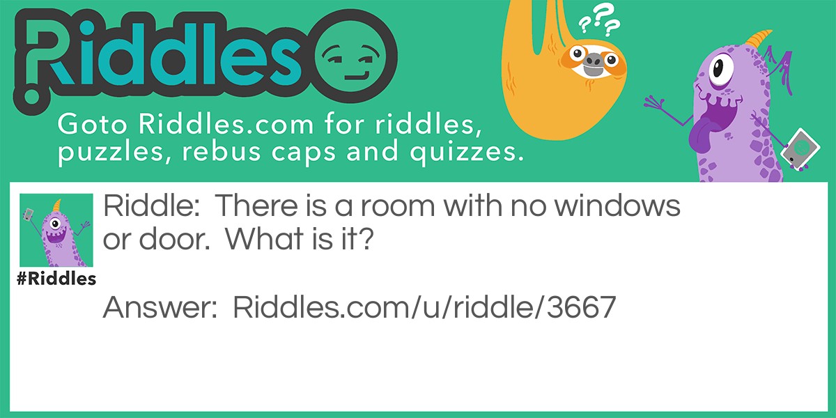 Room riddle Riddle Meme.