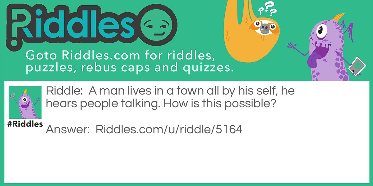 Home Town Riddle Meme.