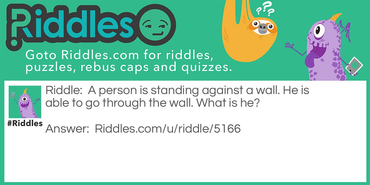 A Wall Riddle Meme.