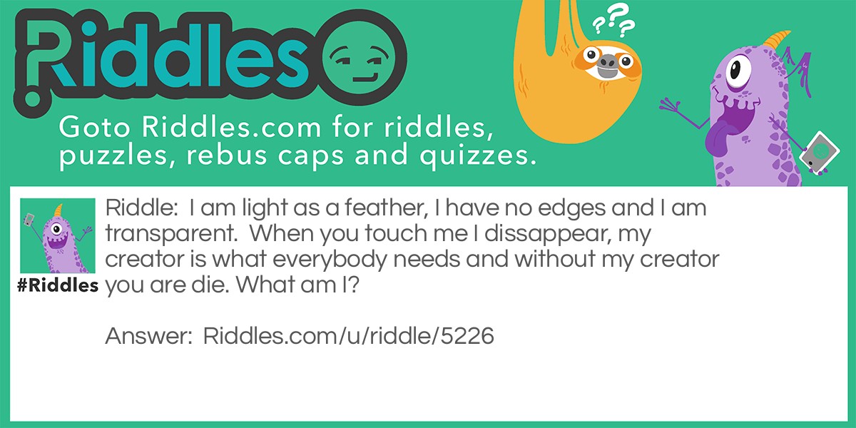 no edges  Riddle Meme.