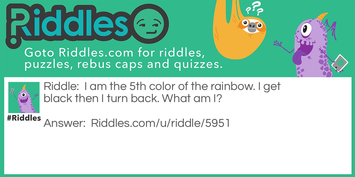 The 5th color Riddle Meme.