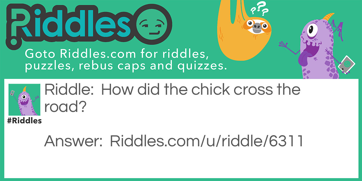 Crossing Riddle Meme.