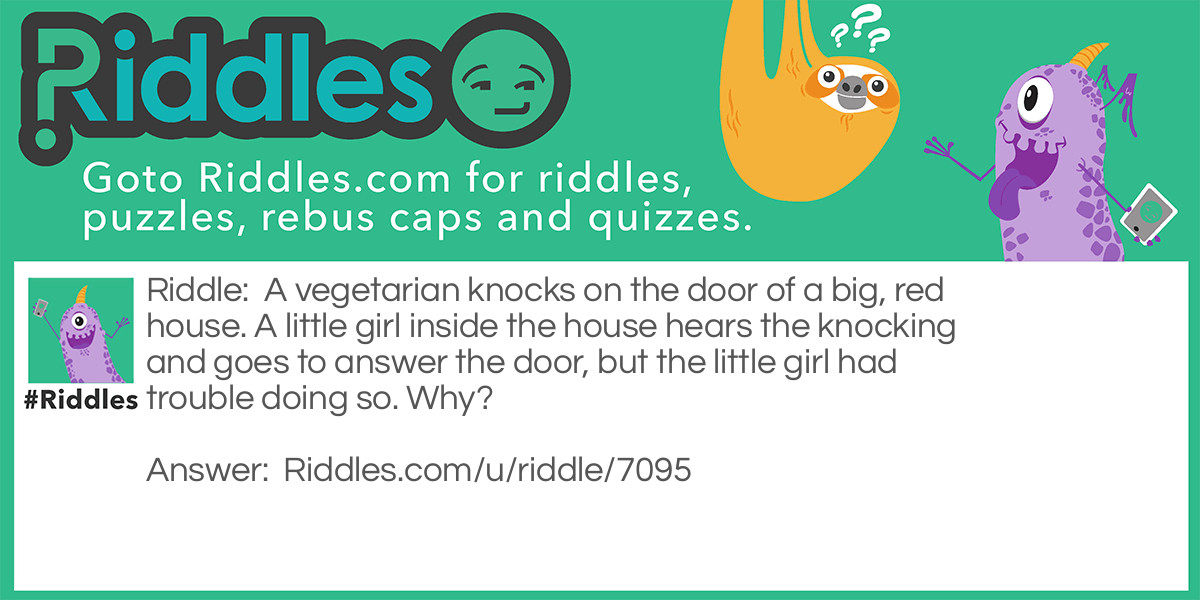 Door Answering Riddle Riddle Meme.