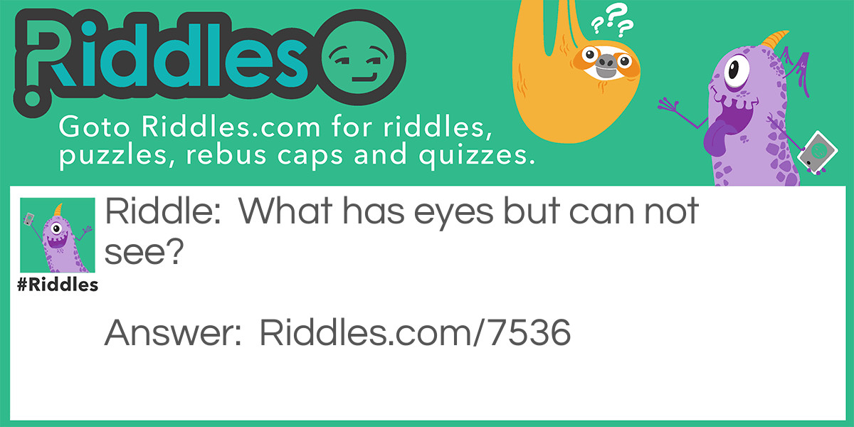 EYES! Riddle Meme.