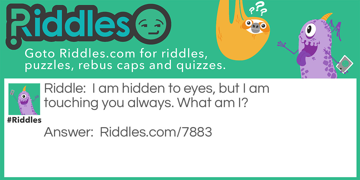 Quite simple Riddle Meme.