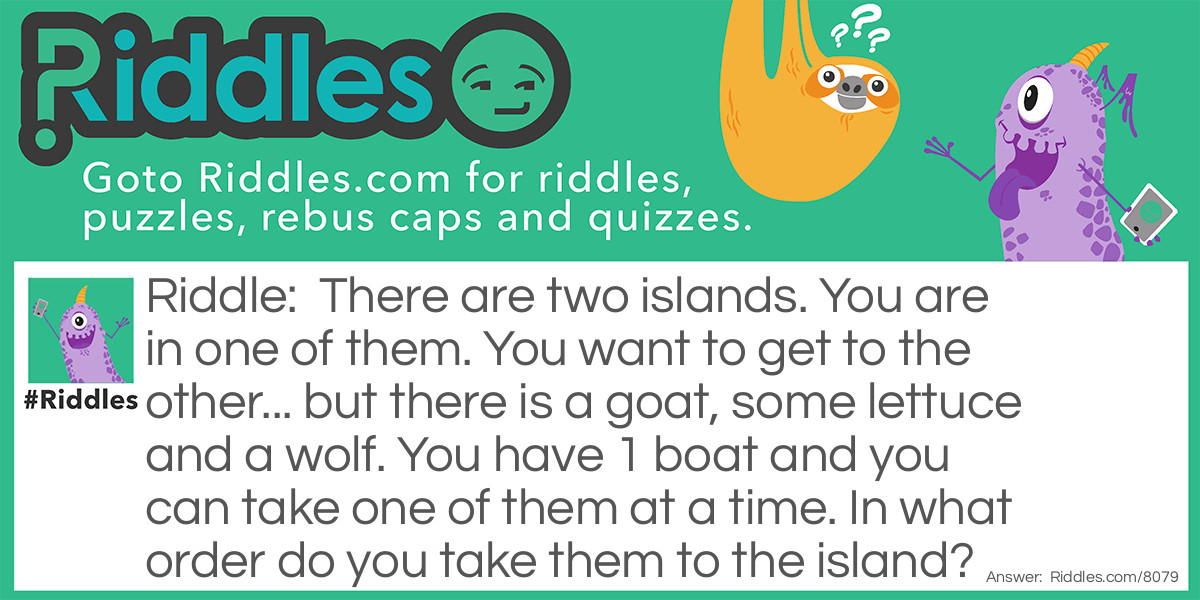 2 Islands Riddle Meme.