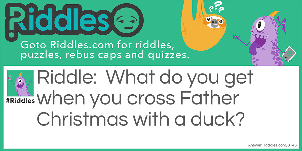 Christmas fun Riddle Meme.