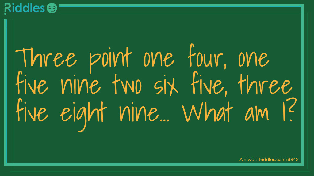 Pi Day Riddle Riddle And Answer Riddles