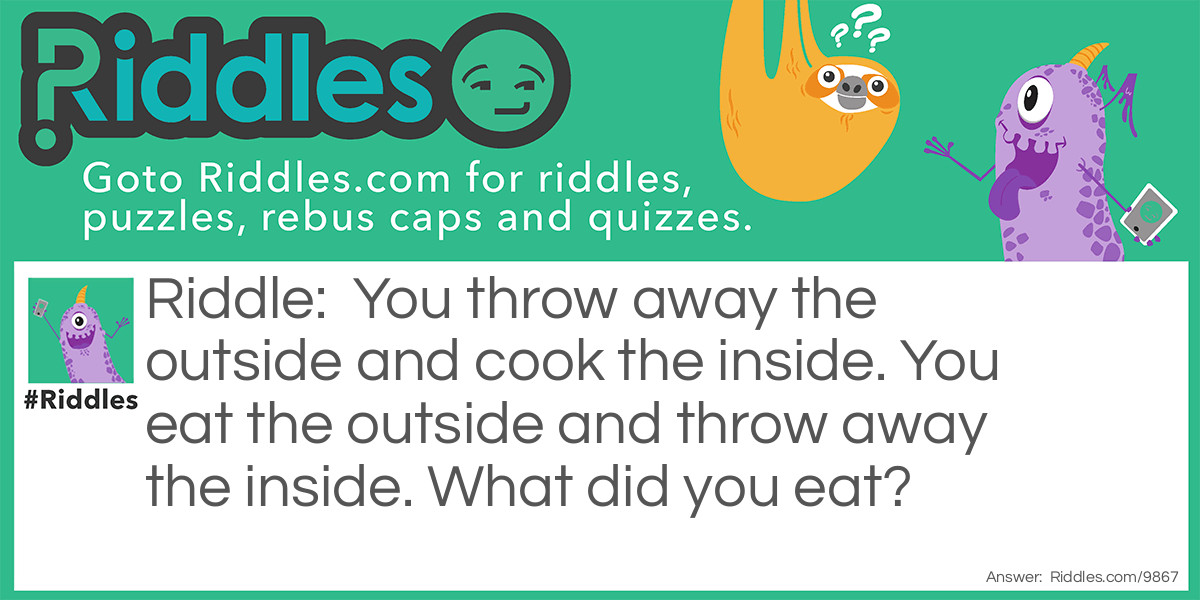 Throw, Cook, Eat, Throw Riddle Meme.