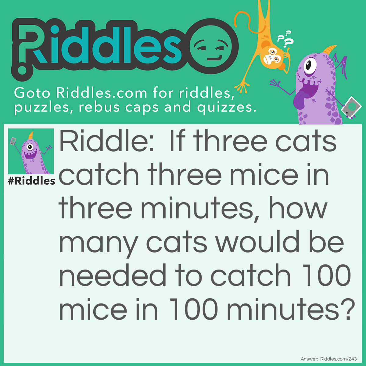 Cat And Mouse Riddle And Answer Riddles