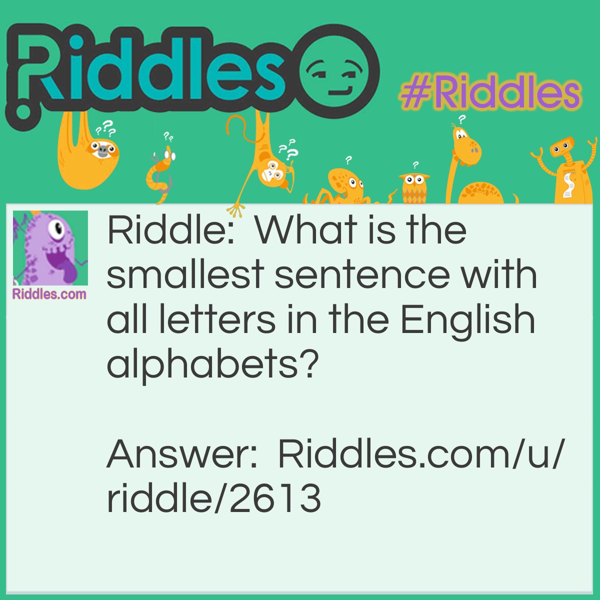 English Alphabets Riddle And Answer Riddles