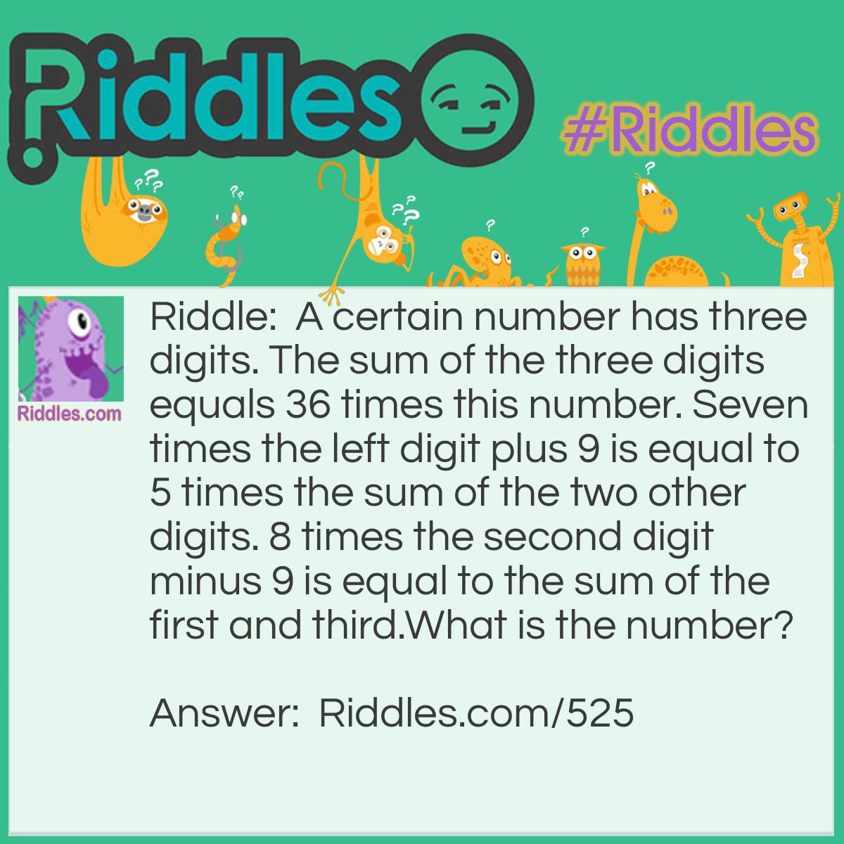 A Certain Number Has Three Digits The Sum Of The Three Digits E 